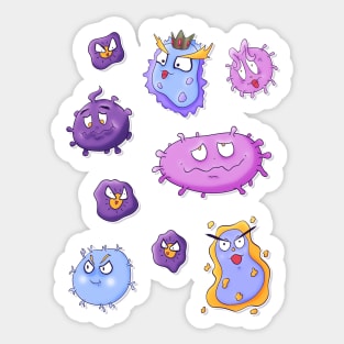 Cute Viruses Sticker